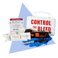 Control The Bleed - 10 Poly White Box - K624024