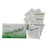Sting Relief Wipes - 25/Box - R519568.png Sting Relief Wipes - 25/Box - R519568.png