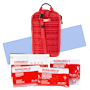 Burn Dressing Large Red Velcro Bag