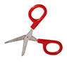 Red Handle Bandage Scissors 4" - R237010